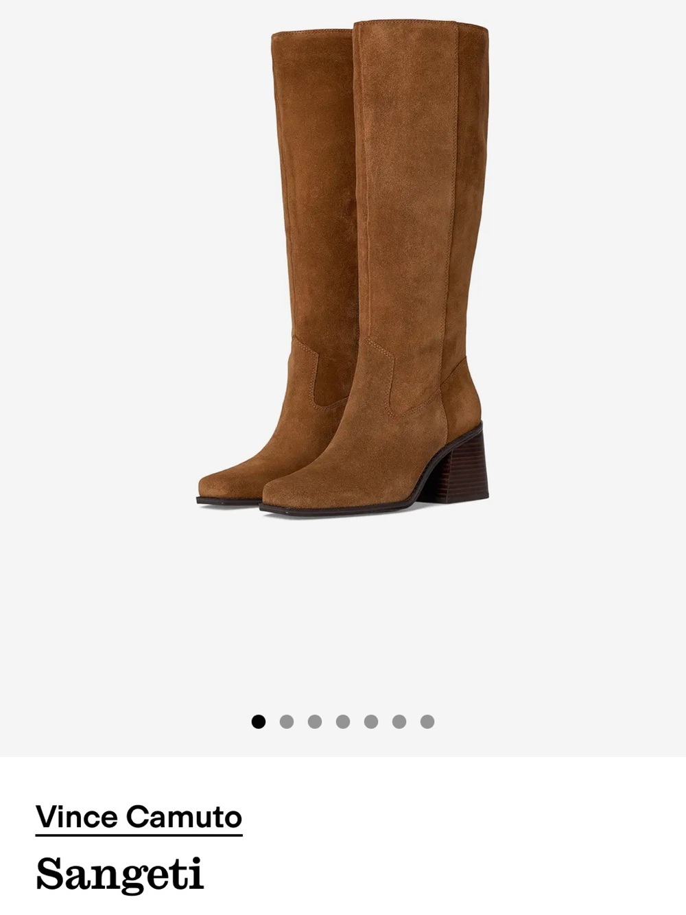 Vince Camuto Women's Tall Suede Boots - Brown